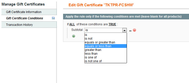 ugiftcert:conditions_operators.jpg